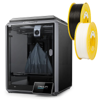 Creality3D Creality 3D K1C 3D-skrivare + 1,1kg PLA svart & 1,1kg PLA vit  DKI00253