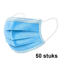 $$ 123schoon Medicinsk typ IIR ansiktsmasker med CE-certifiering | 50 st  SDR00398