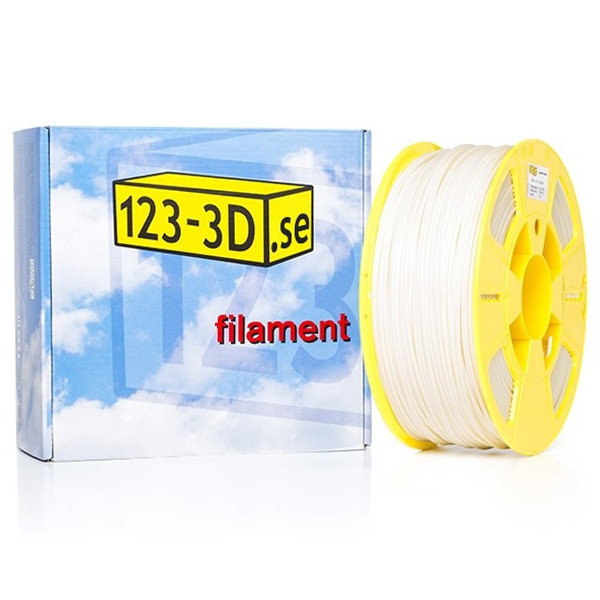 123-3D $$ 123-3D ABS Pro filament | Vit | 2,85mm | 1kg DFA02056c DFA11043 - 1