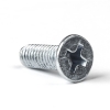 $$ 123-3D Försänkt metallskruv galvaniserad | M5 x 16mm | 50st