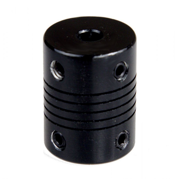 123-3D $$ 123-3D Flexibel motorkoppling | 5mm - 8mm | Svart  DMO00057 - 1