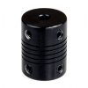 $$ 123-3D Flexibel motorkoppling | 5mm - 8mm | Svart
