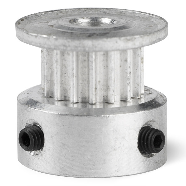 $$ 123-3D GT2 Pulley aluminium | 6mm rem | 20 tänder | 5mm axel DME00007 - 1