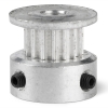 $$ 123-3D GT2 Pulley aluminium | 6mm rem | 20 tänder | 5mm axel