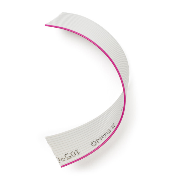 $$ 123-3D Platt kabel 14 ledare | 10cm | Grå DDK00111 - 1