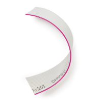 $$ 123-3D Platt kabel 14 ledare | 10cm | Grå DDK00111