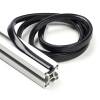 $$ 123-3D Tätningslist 8mm för 30x30 profil | Svart | 1m