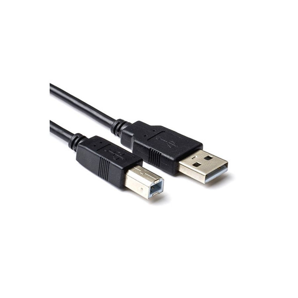 123-3D $$ 123-3D USB-A till USB-B kabel | 120cm | Svart  DAR00117 - 1