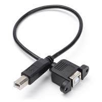 123-3D $$ 123-3D USB-panelmonteringskabel | USB-B hona till USB hane | 30cm  DDK00040