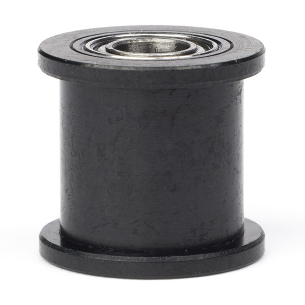 $$ 123-3D slät pulley hög upplösning | 9mm rem | 5mm skaft | Svart DME00086 - 1