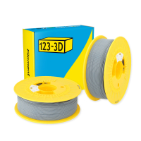 123-3D $ 123-3D PLA Filament | Grå | 1,75mm | 1kg | 2-pack  DHM10012