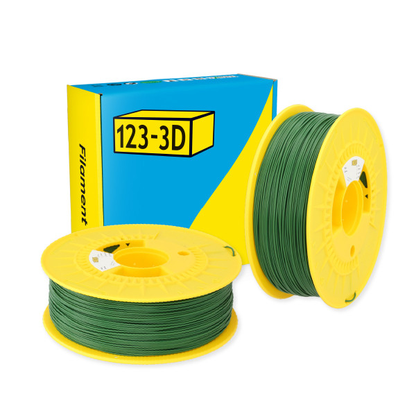 $ 123-3D PLA Filament | Grön | 1,75mm | 1kg | 2-pack DHM10015 - 1