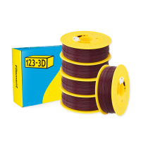 123-3D $ 123-3D PLA Filament | Lila | 1,75mm | 1kg | 5-pack  DHM10034