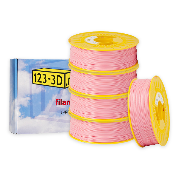 123-3D $ 123-3D PLA Filament | Ljusrosa | 1,75mm | 1kg | 5-pack  DHM10025 - 1