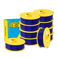 123-3D $ 123-3D PLA Filament | Mörkblå | 1,75mm | 1kg | 10-pack  DHM10005