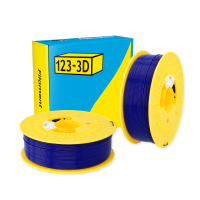 123-3D $ 123-3D PLA Filament | Mörkblå | 1,75mm | 1kg | 2-pack  DHM10003