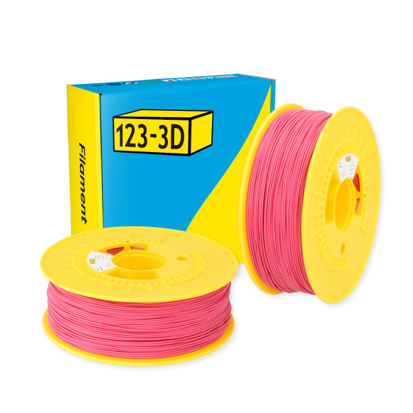 $ 123-3D PLA Filament | Magenta | 1,75mm | 1kg | 2-pack DHM10067 - 1