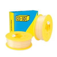 123-3D $ 123-3D PLA Filament | Neutral | 1,75mm | 1kg | 2-pack  DHM10027