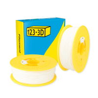 123-3D $ 123-3D PLA Filament | Snövit | 1,75mm | 1kg | 2-pack  DHM10039