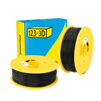 123-3D $ 123-3D PLA Filament | Svart | 1,75mm | 1kg | 2-pack  DHM10048
