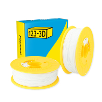 123-3D $ 123-3D PLA Filament | Vit | 1,75mm | 1kg | 2-pack  DHM10042