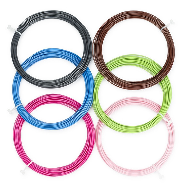 123-3D 3D-pen filament | 6 olika färger | 6x10m DPE00115 - 1