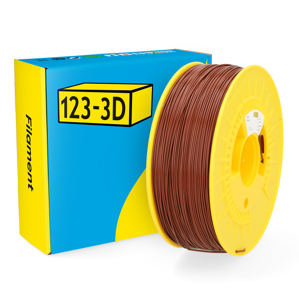 123-3D ABS Filament | Brun | 1,75mm | 1kg  DHM00145 - 1