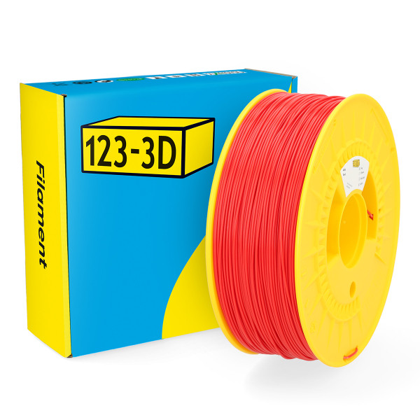 123-3D ABS Filament | Röd | 1,75mm | 1kg DHM00147 - 1