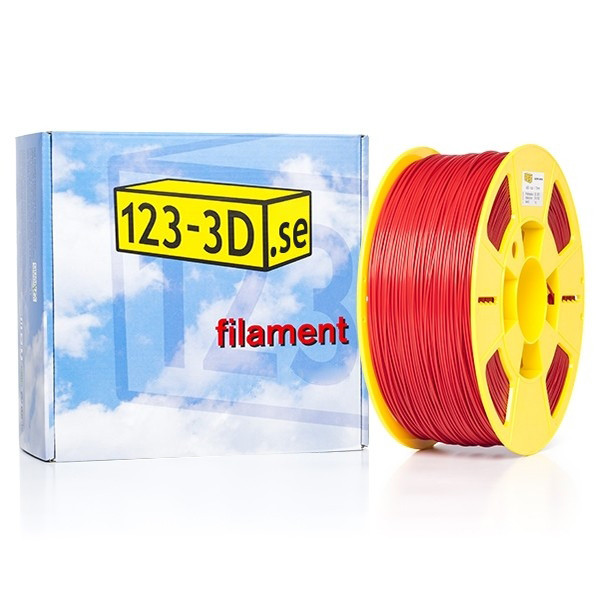 123-3D ABS Pro filament | Röd | 1,75mm | 1kg DFA02053c DFA11035 - 1