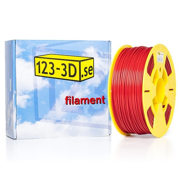 123-3D ABS Pro filament | Röd | 2,85mm | 1kg DFA02054c DFA11045 - 1
