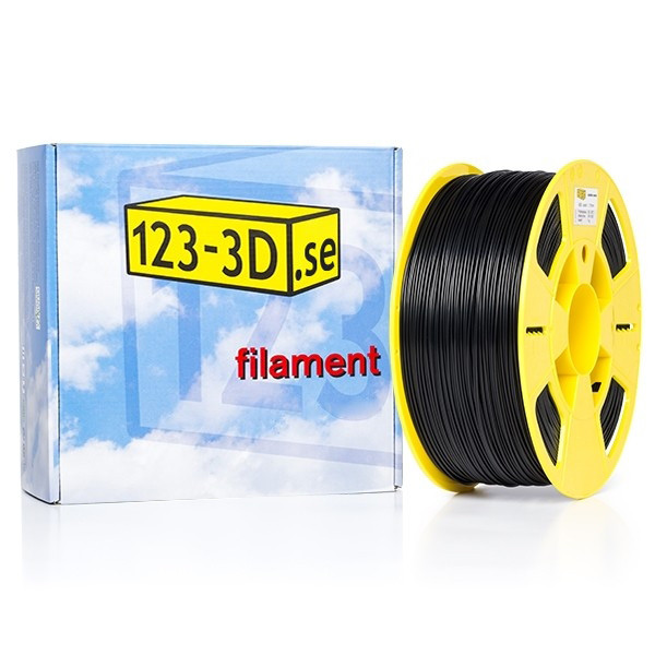 123-3D ABS Pro filament | Svart | 1,75mm | 1kg DFA02047c DFA11032 - 1
