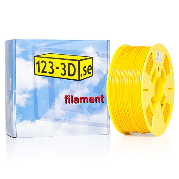 123-3D ABS filament | Gul | 2,85mm | 1kg DFA02026c DFB00024c DFP14037c DFA11024 - 1