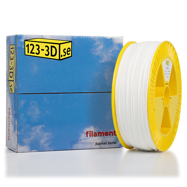 123-3D ABS filament | Vit | 2,85mm | 2,3kg  DFP01099 - 1