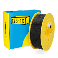 123-3D ASA-FR Filament | Svart | 1,75mm | 1kg  DHM00212