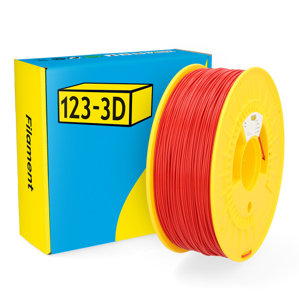 123-3D ASA Filament | Röd | 1,75mm | 1kg DHM00158 - 1