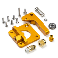 123-3D Aluminium MK8 Bowden Extruder Upgrade kit | Guld | Vänster  DEX00014