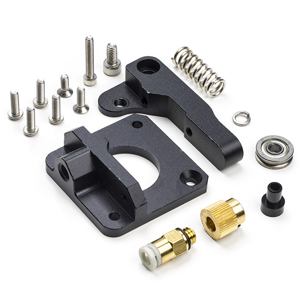 123-3D Aluminium MK8 Bowden Extruder Uppgraderingssats | Svart | Höger  DEX00013 - 1