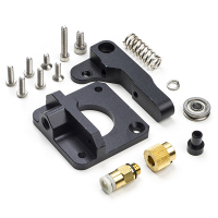 123-3D Aluminium MK8 Bowden Extruder Uppgraderingssats | Svart | Höger  DEX00013