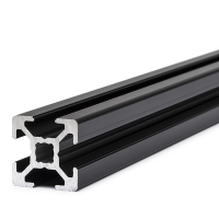 123-3D Aluminiumprofil 20x20 | svart | 1m HFSB5-2020-1000 DFC00081