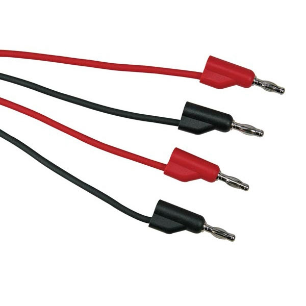 123-3D Anslutningskabel med bananpluggar | 2st | 4mm | 100cm DDK00027 - 1