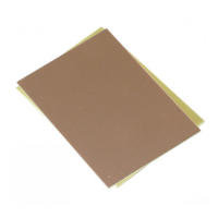 123-3D Epoxi FR-4 PCB enkelsidig | Koppar | 35 µm | 10 x 20cm  DBB00003