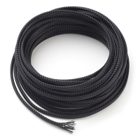 123-3D Flätad kabelstrumpa | 4mm | 10m | Svart  DKA00028