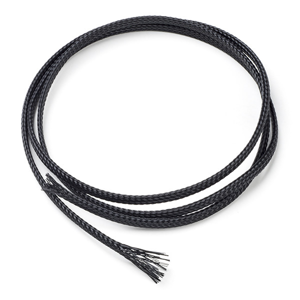 123-3D Flätad kabelstrumpa | 4mm | 1m | Svart DKA00025 - 1