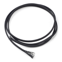 123-3D Flätad kabelstrumpa | 4mm | 1m | Svart DKA00025