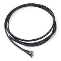 123-3D Flätad kabelstrumpa | 4mm | 1m | Svart  DKA00025