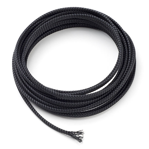 123-3D Flätad kabelstrumpa | 4mm | 5m | Svart  DKA00027 - 1