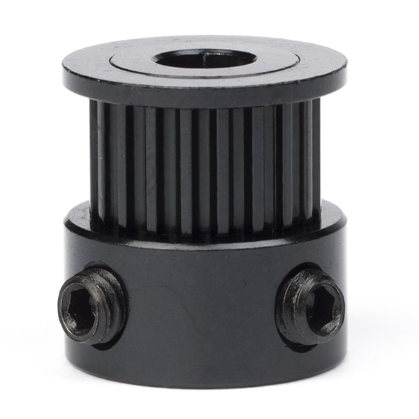 123-3D GT2 Pulley högupplöst | 6mm rem | 20 tänder | 5mm skaft | Svart DME00088 - 1