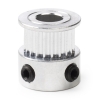 123-3D GT2 Pulley högupplöst | 6mm rem | 20 tänder | 6,35mm axel