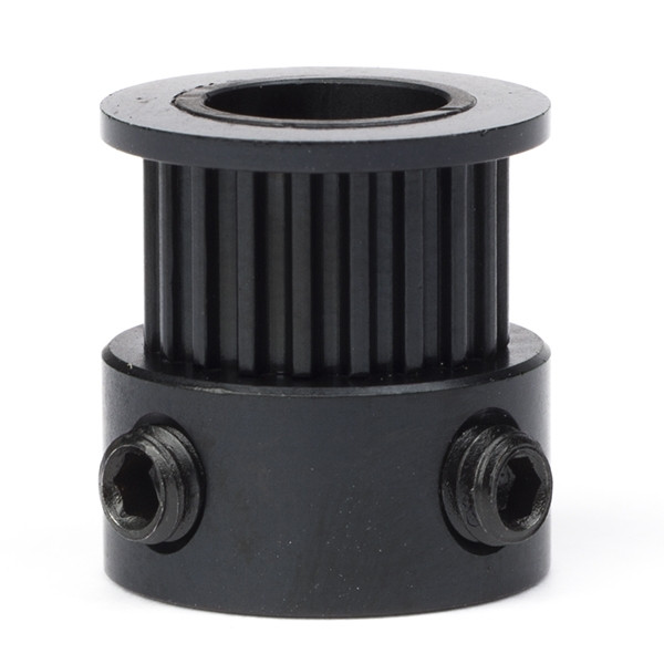 123-3D GT2 Pulley högupplöst | 6mm rem | 20 tänder | 8mm axel | Svart DME00105 - 1