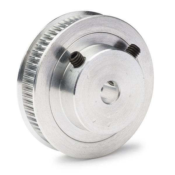123-3D GT2 Pulley högupplöst | 6mm rem | 60 tänder | 6,35mm axel DME00103 - 1